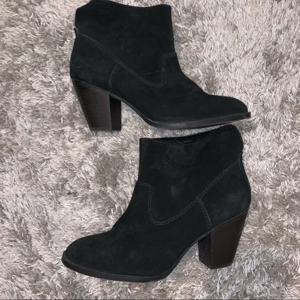 Nine West Leather Upper Suede Boots
